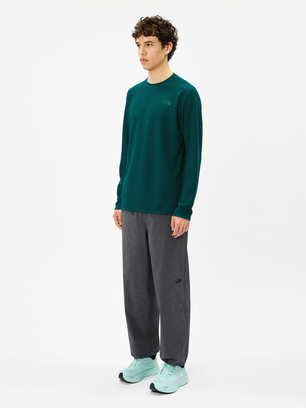 THE NORTH FACE(ザ・ノース・フェイス) ｜ロングスリーブワッフルライトクルー（ユニセックス）｜品番：NT82684｜画像1