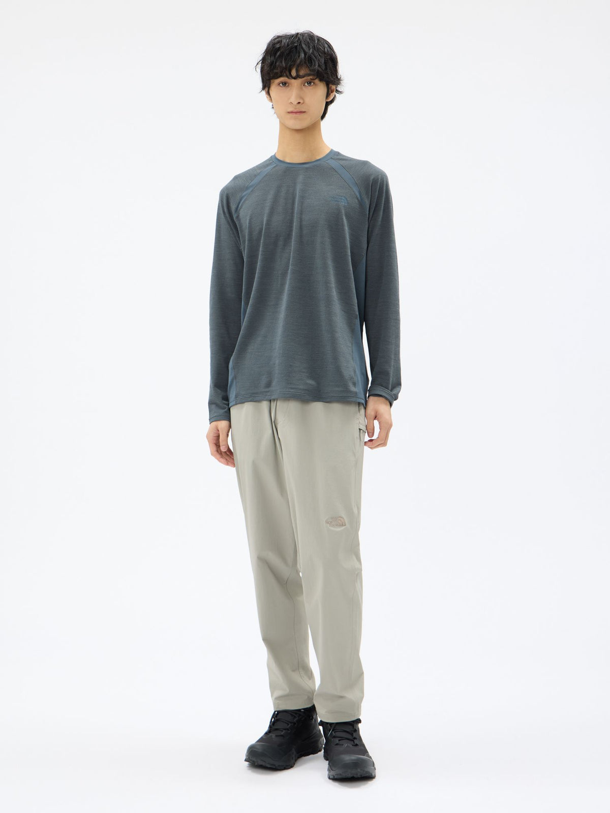THE NORTH FACE(ザ・ノース・フェイス) ｜ロングスリーブドライウールシーニストクルー（ユニセックス）｜品番：NT62616｜画像1