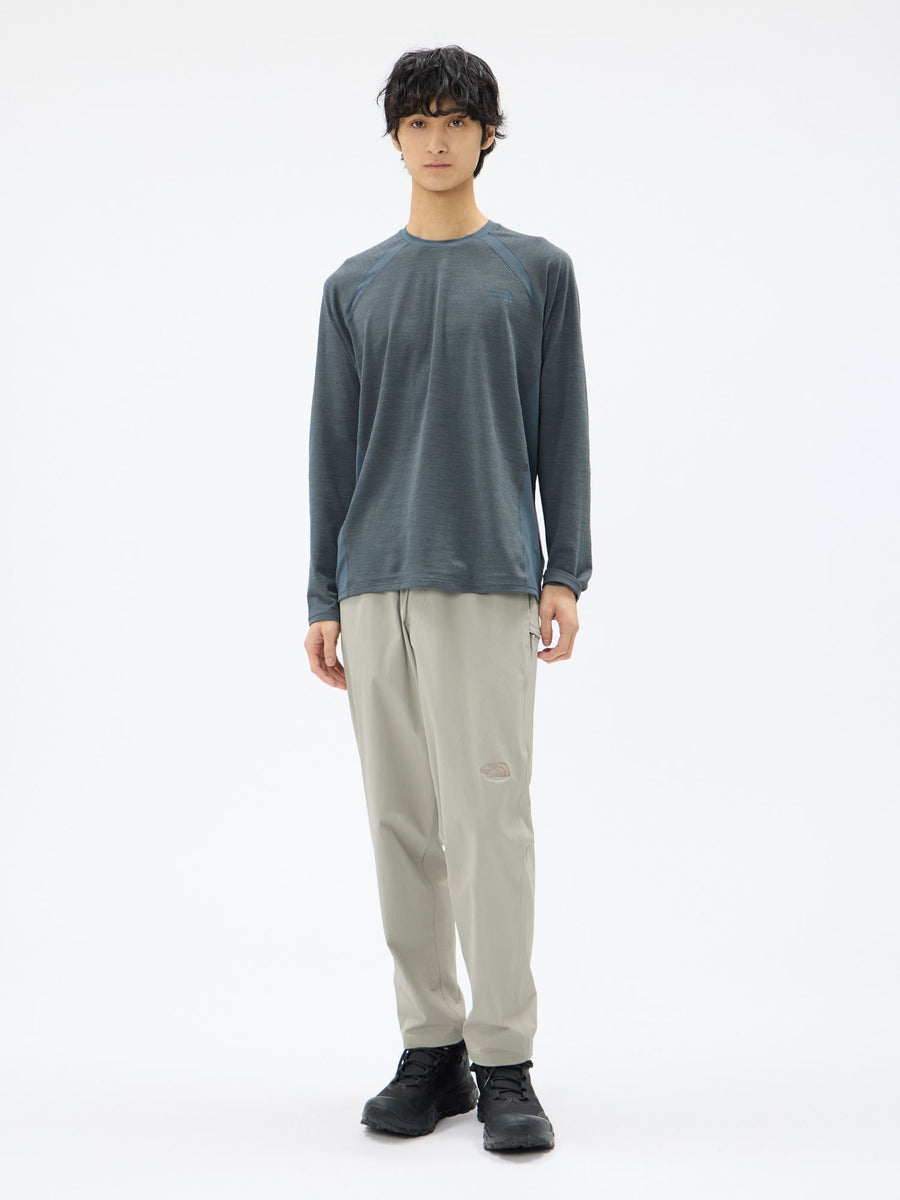 THE NORTH FACE(ザ・ノース・フェイス) ｜ロングスリーブドライウールシーニストクルー（ユニセックス）｜品番：NT62616｜画像1