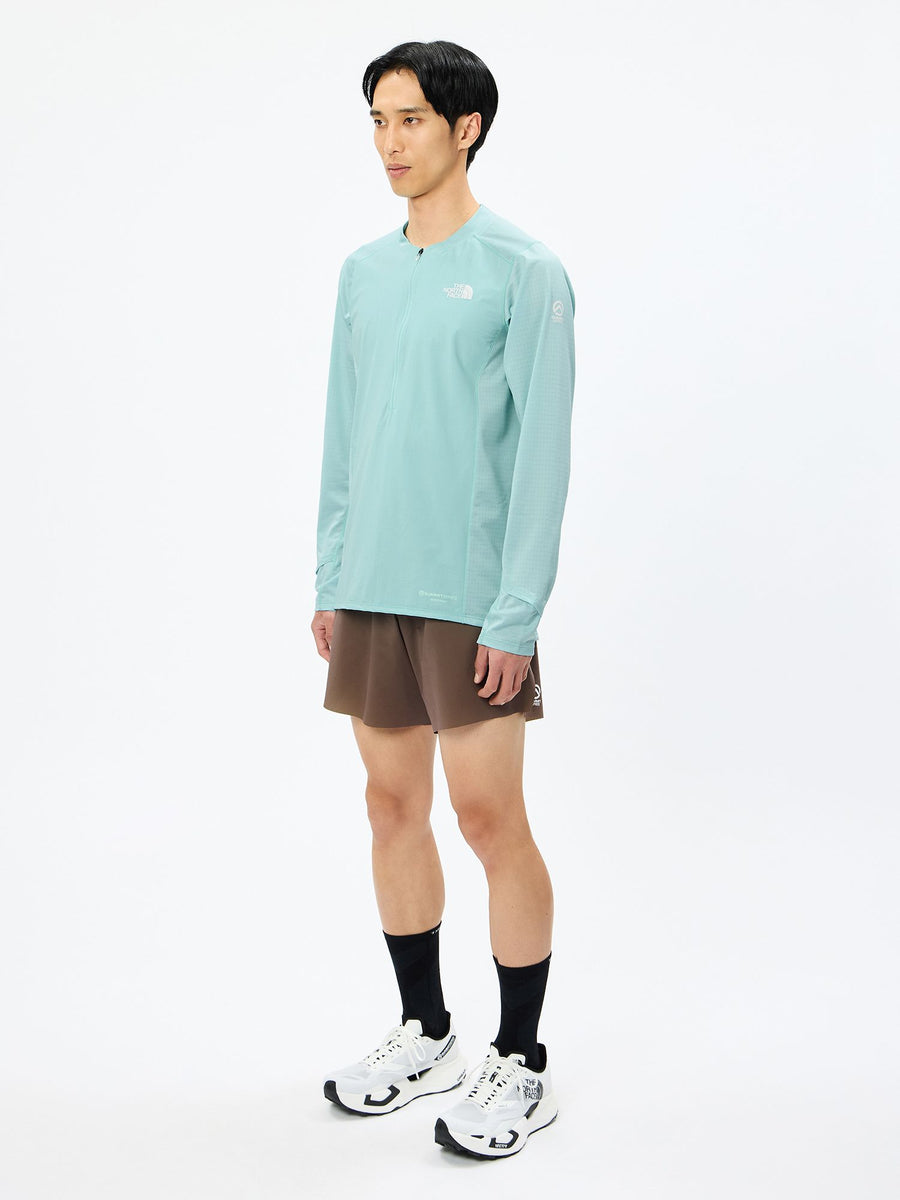 THE NORTH FACE(ザ・ノース・フェイス) ｜ロングスリーブハイブリッドドライドットライトクルー（メンズ）｜品番：NT62571｜画像1