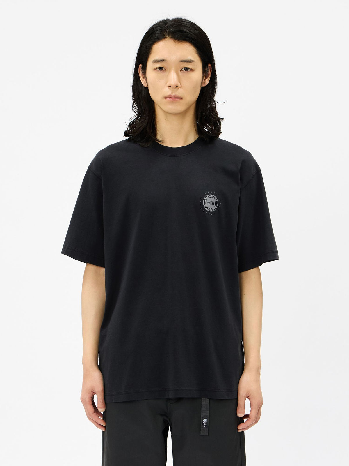 THE NORTH FACE(ザ・ノース・フェイス) ｜ショートスリーブウォッシュドジオスクエアロゴティー（ユニセックス）｜品番：NT82643｜画像6