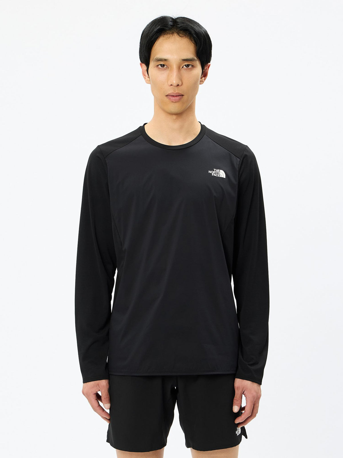THE NORTH FACE(ザ・ノース・フェイス) ｜ロングスリーブハイブリッドGTDメランジクルー（メンズ）｜品番：NT62577｜画像4