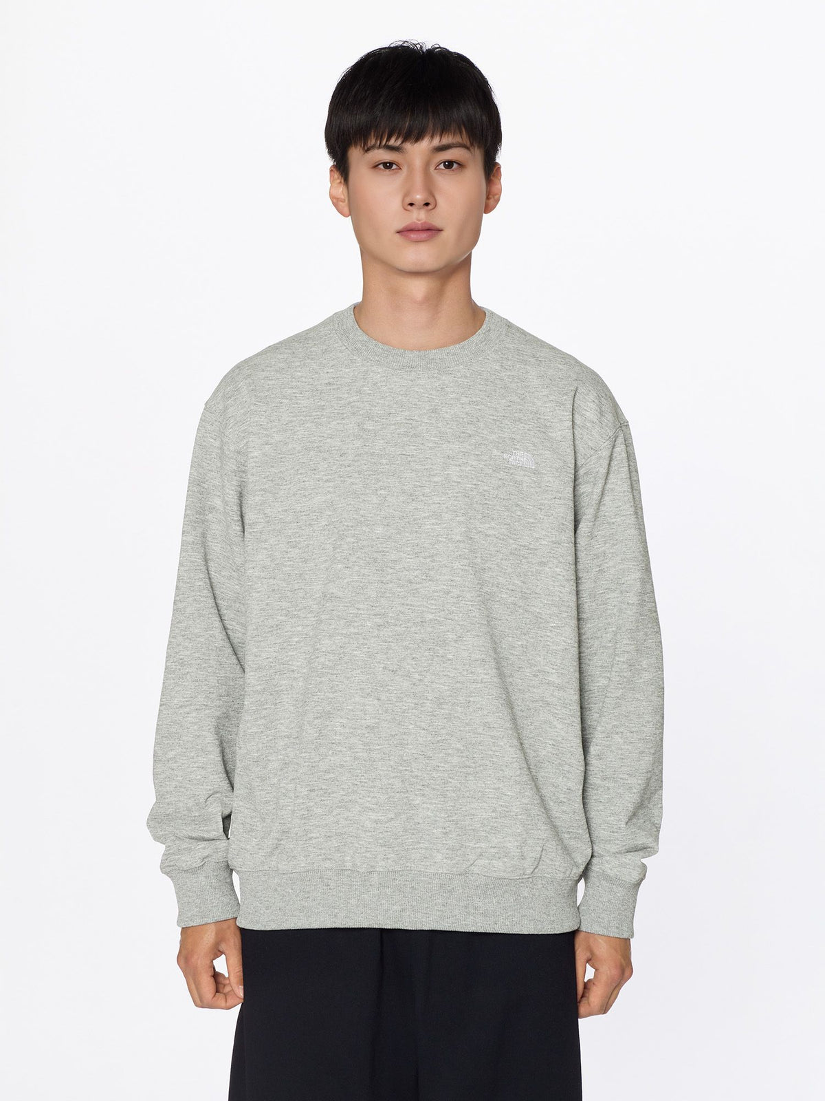 THE NORTH FACE(ザ・ノース・フェイス) ｜スモールロゴヘザースウェットクルー（ユニセックス）｜品番：NT62532｜画像6