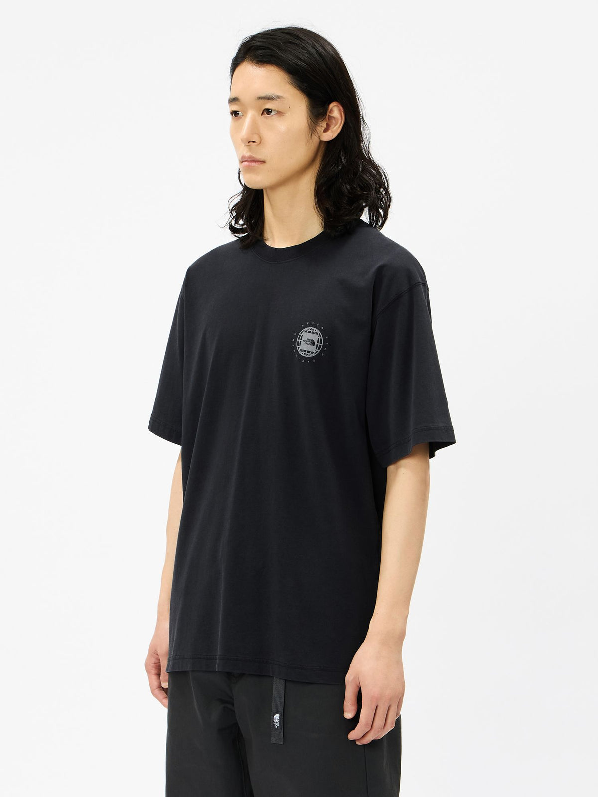 THE NORTH FACE(ザ・ノース・フェイス) ｜ショートスリーブウォッシュドジオスクエアロゴティー（ユニセックス）｜品番：NT82643｜画像7
