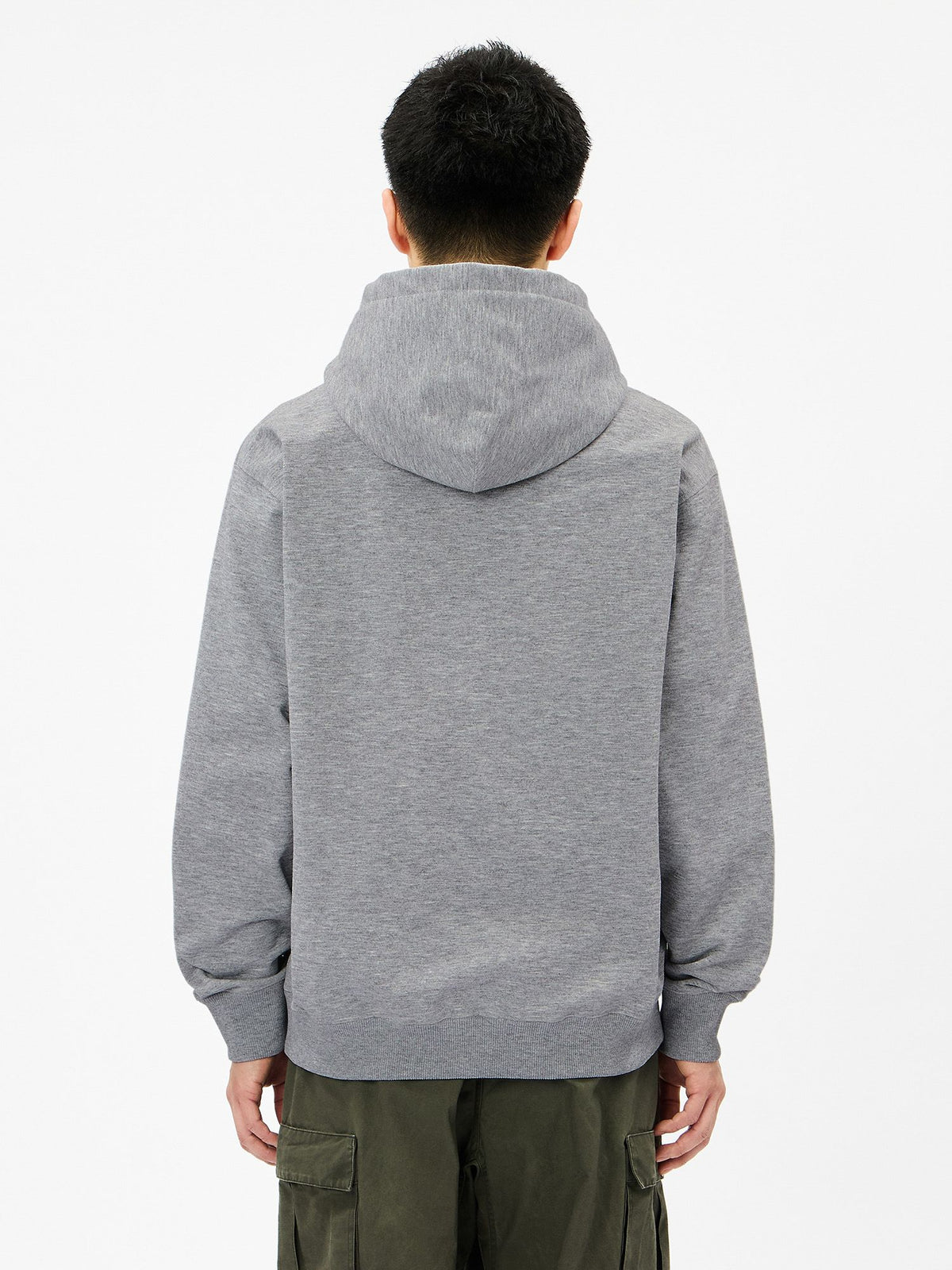 THE NORTH FACE(ザ・ノース・フェイス) ｜スモールロゴヘザースウェットフルジップフーディ（ユニセックス）｜品番：NT62639｜画像8