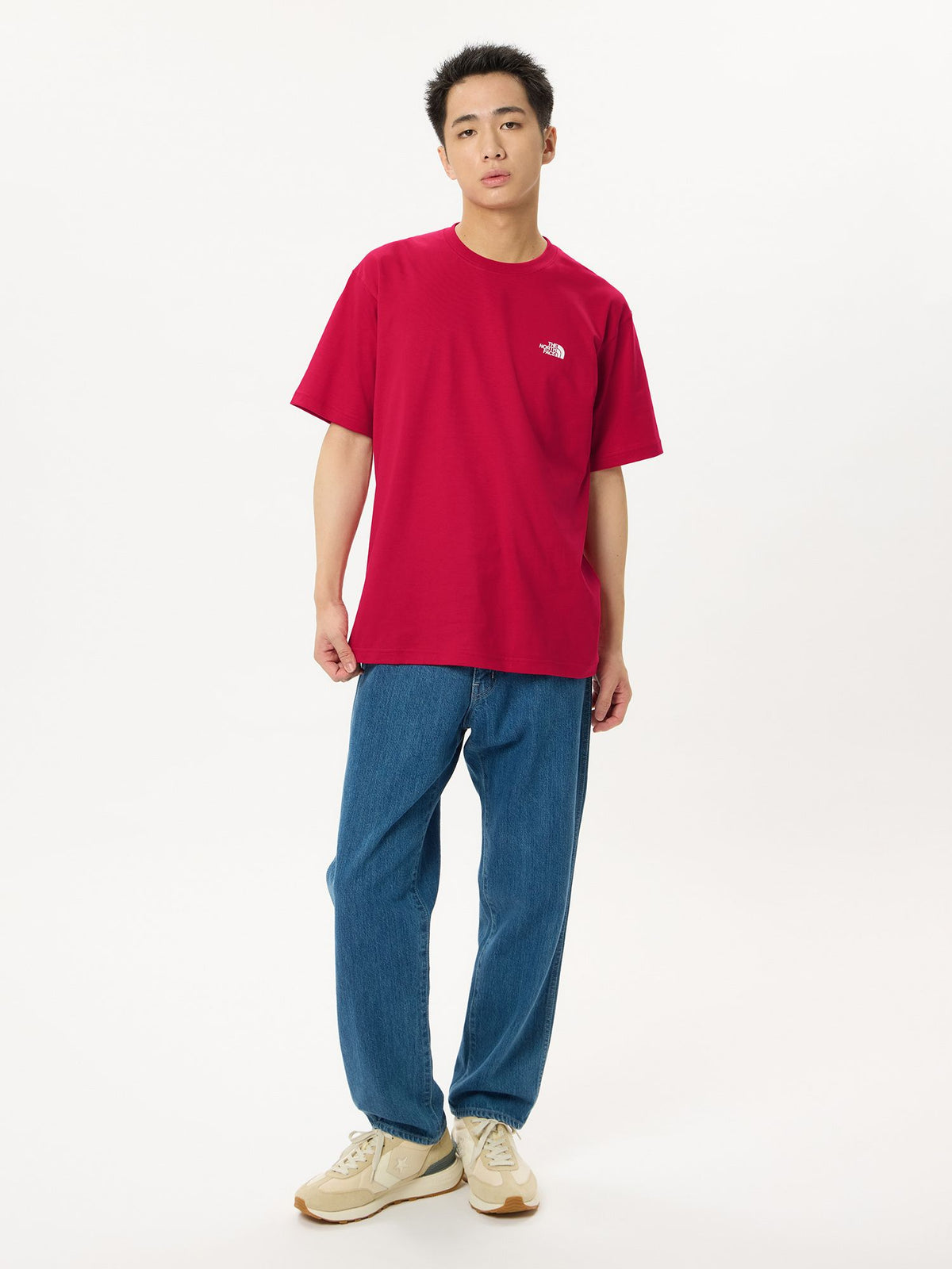 THE NORTH FACE(ザ・ノース・フェイス) ｜ショートスリーブハーフドームスクエアロゴティー（ユニセックス）｜品番：NT82637｜画像9