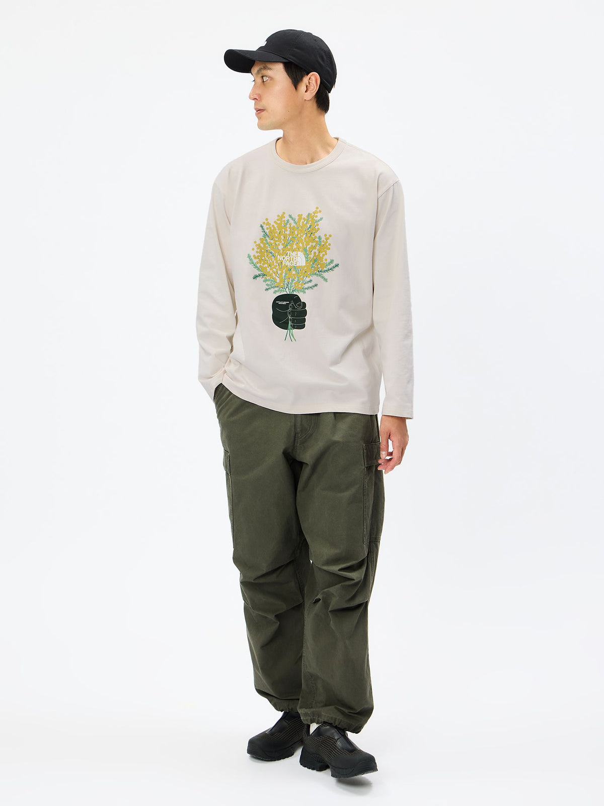 THE NORTH FACE(ザ・ノース・フェイス) ｜CRロングスリーブメッセージティー（ユニセックス）｜品番：NTM82511｜画像9