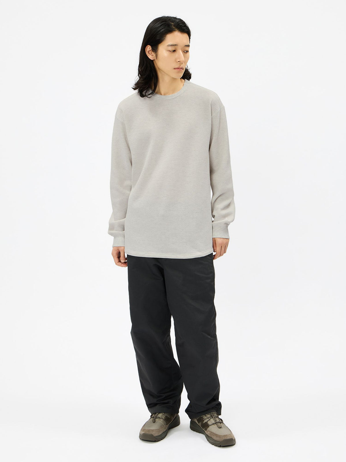 THE NORTH FACE(ザ・ノース・フェイス) ｜ロングスリーブウォームワッフルクルー（ユニセックス）｜品番：NT62436｜画像10