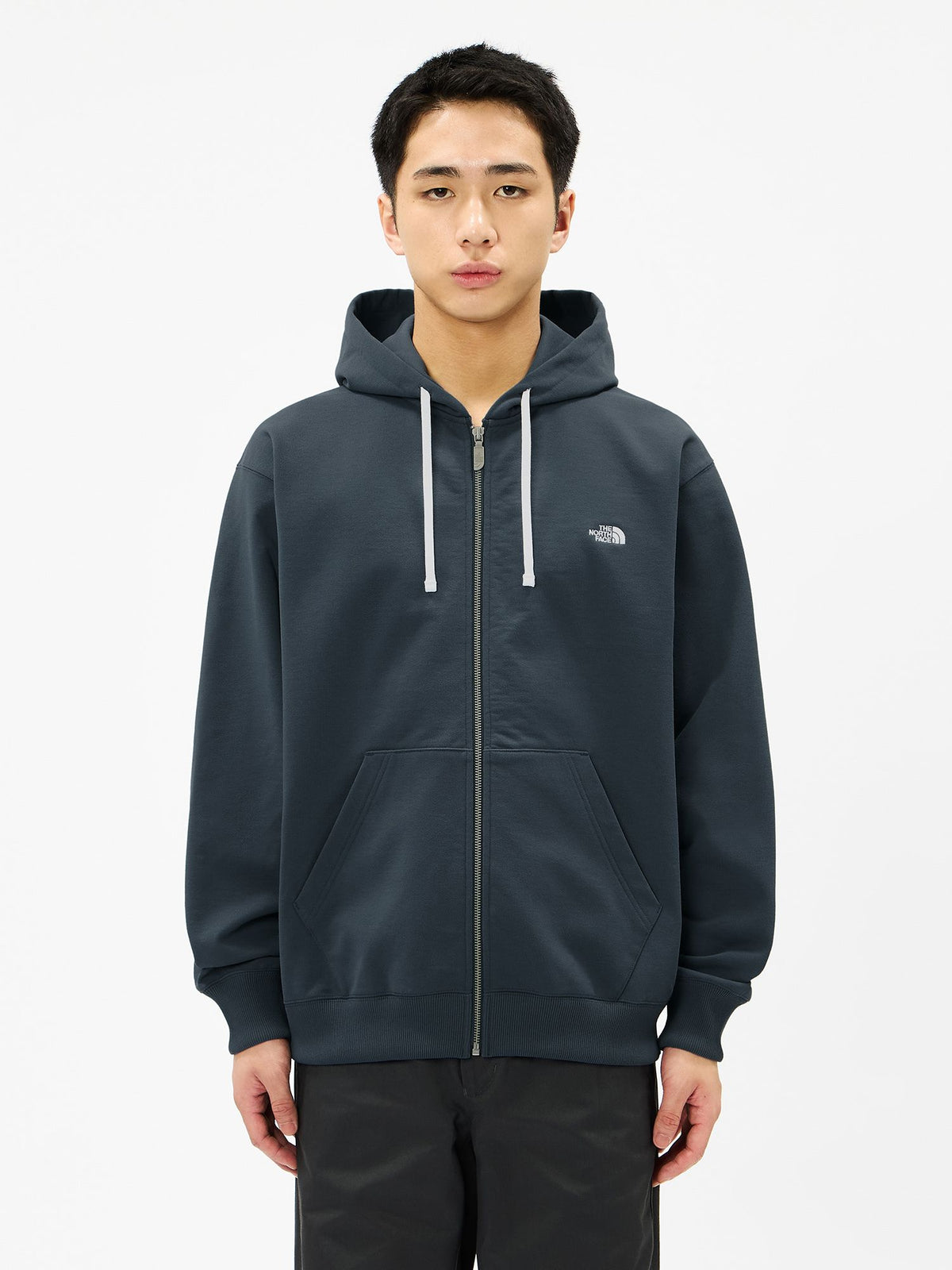 THE NORTH FACE(ザ・ノース・フェイス) ｜スモールロゴヘザースウェットフルジップフーディ（ユニセックス）｜品番：NT62639｜画像12