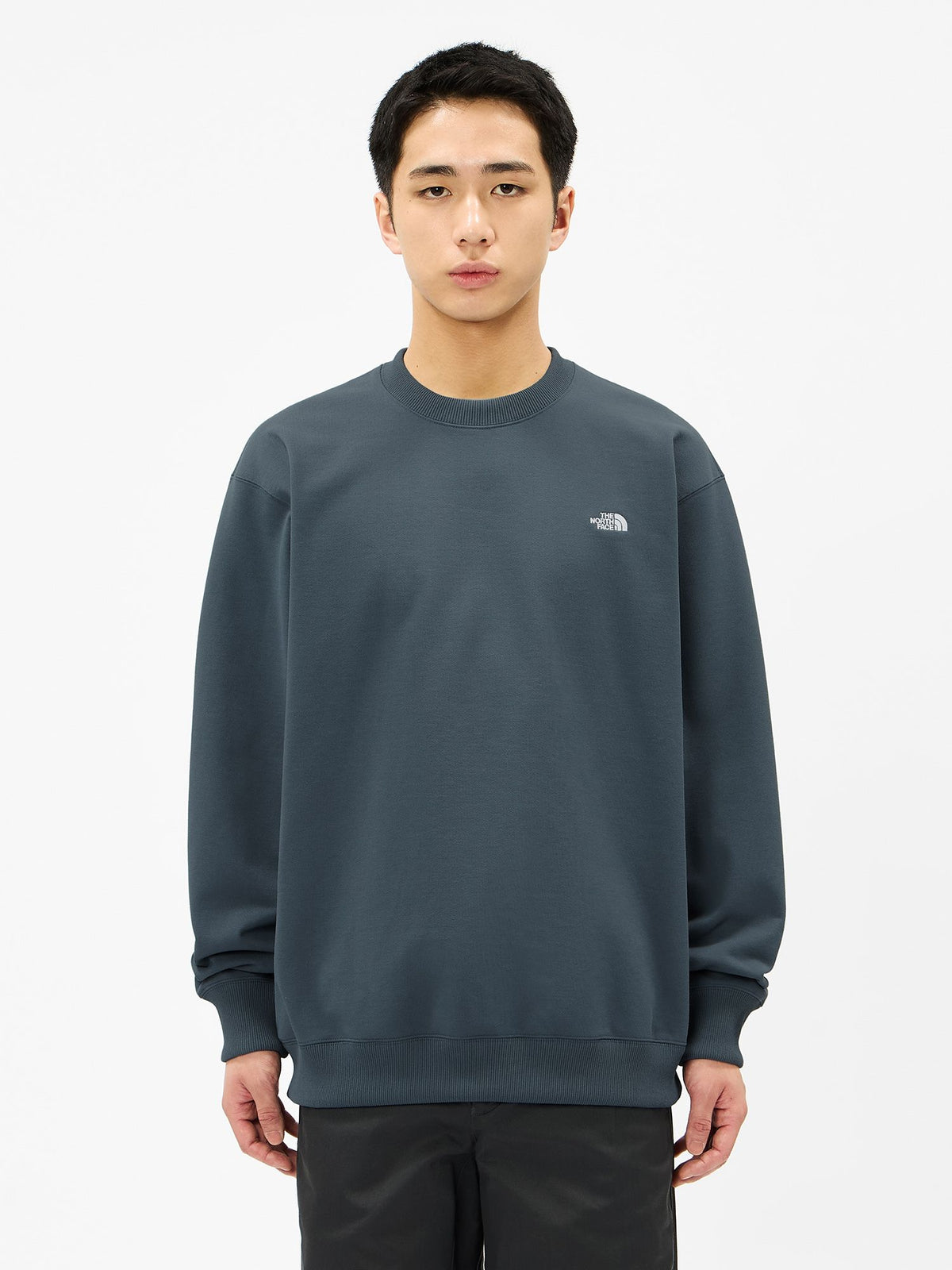 THE NORTH FACE(ザ・ノース・フェイス) ｜スモールロゴヘザースウェットクルー（ユニセックス）｜品番：NT62532｜画像10
