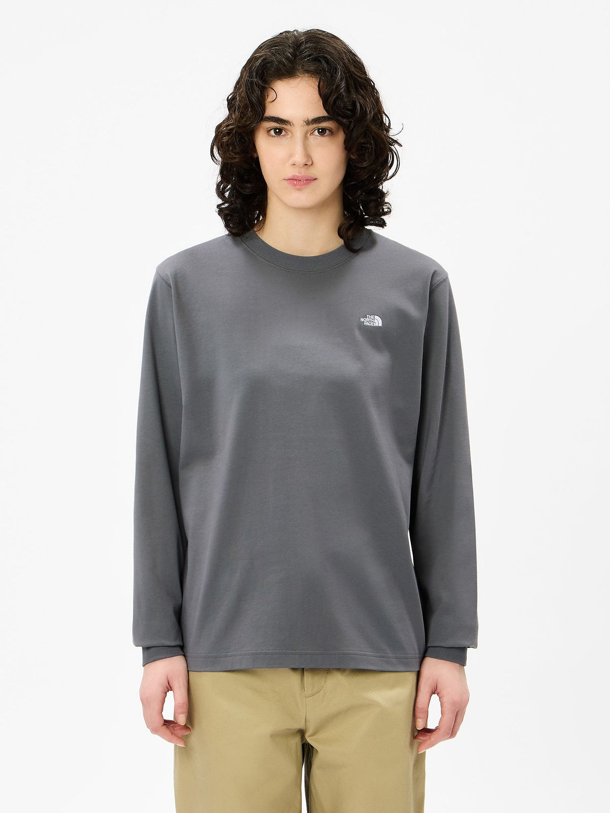 THE NORTH FACE(ザ・ノース・フェイス) ｜ロングスリーブフラッシュドライヌプシコットンティー（ユニセックス）｜品番：NT32535｜画像14