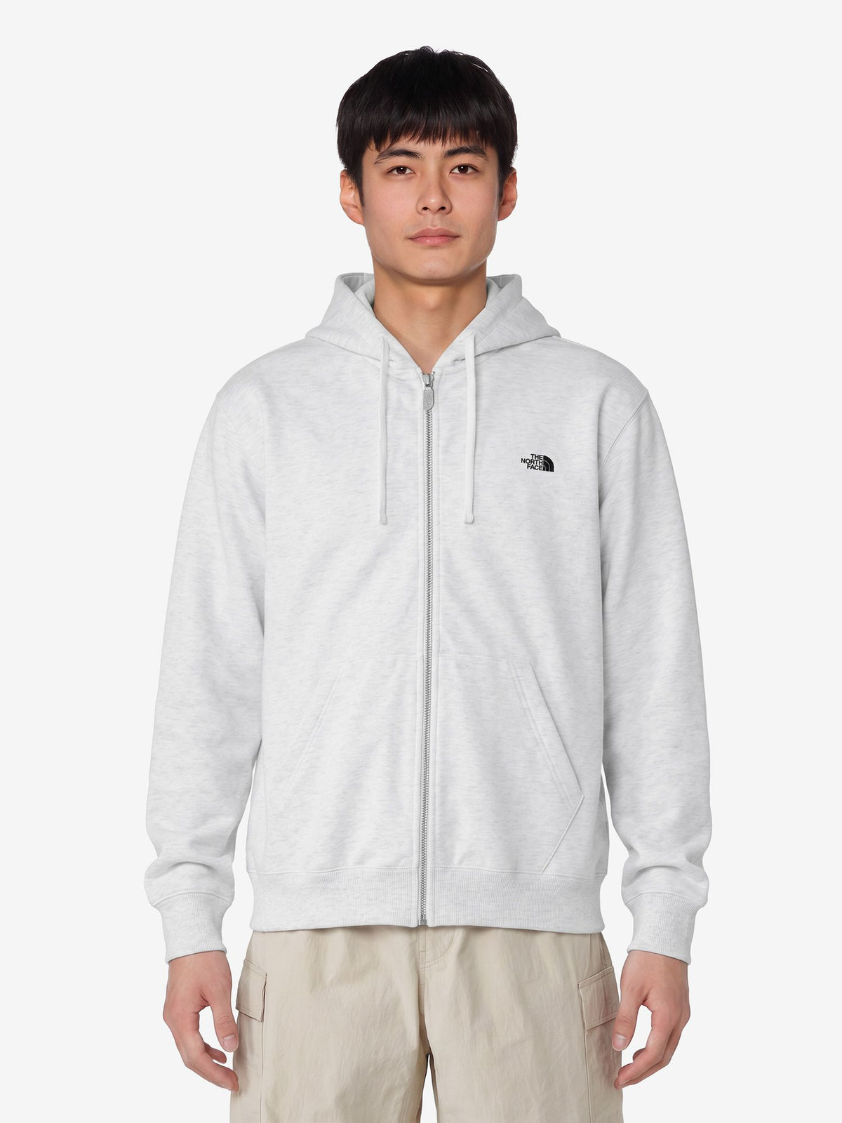 THE NORTH FACE(ザ・ノース・フェイス) ｜スモールロゴヘザースウェットフルジップフーディ（ユニセックス）｜品番：NT62639｜画像13
