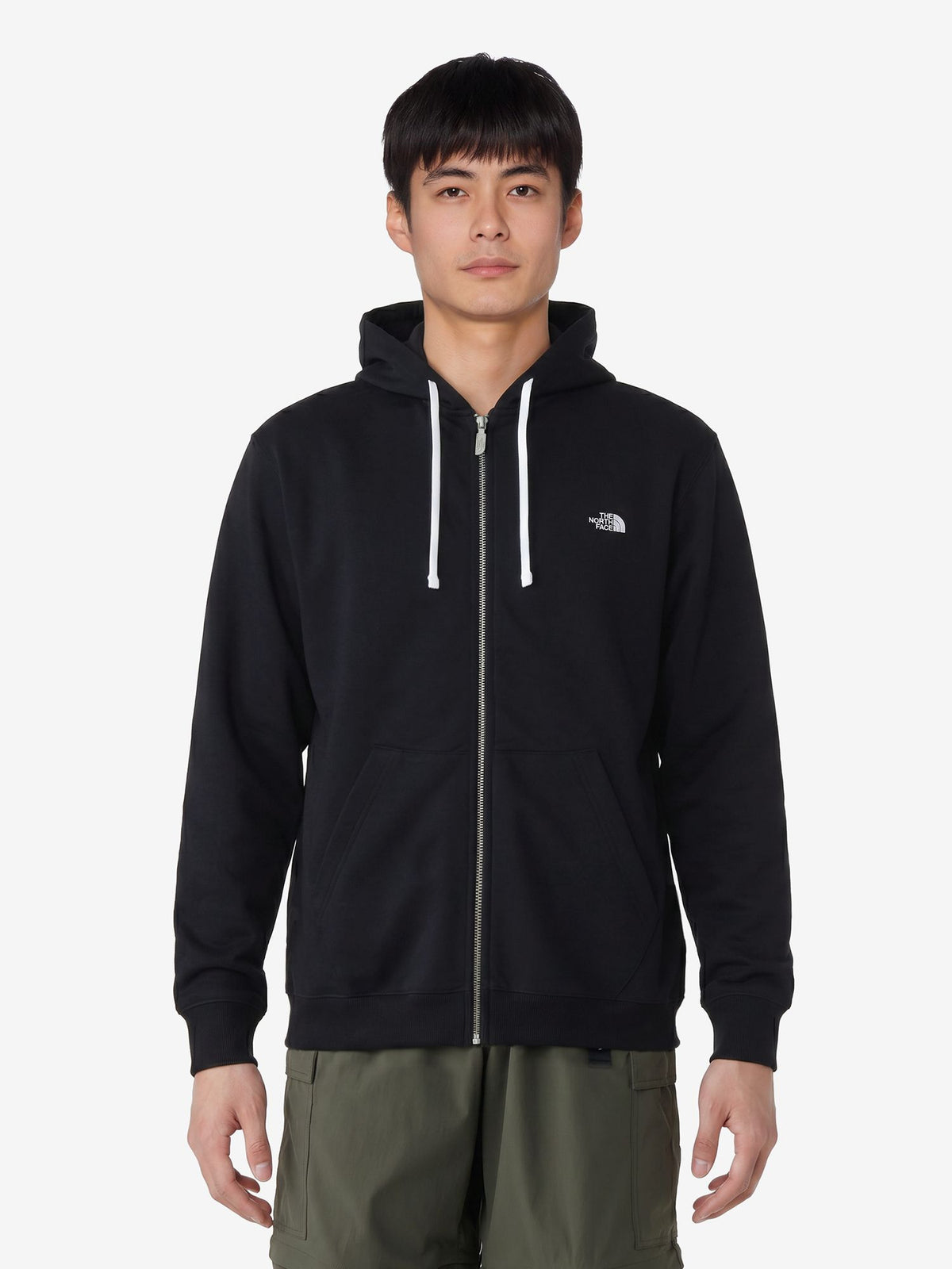 THE NORTH FACE(ザ・ノース・フェイス) ｜スモールロゴヘザースウェットフルジップフーディ（ユニセックス）｜品番：NT62639｜画像14