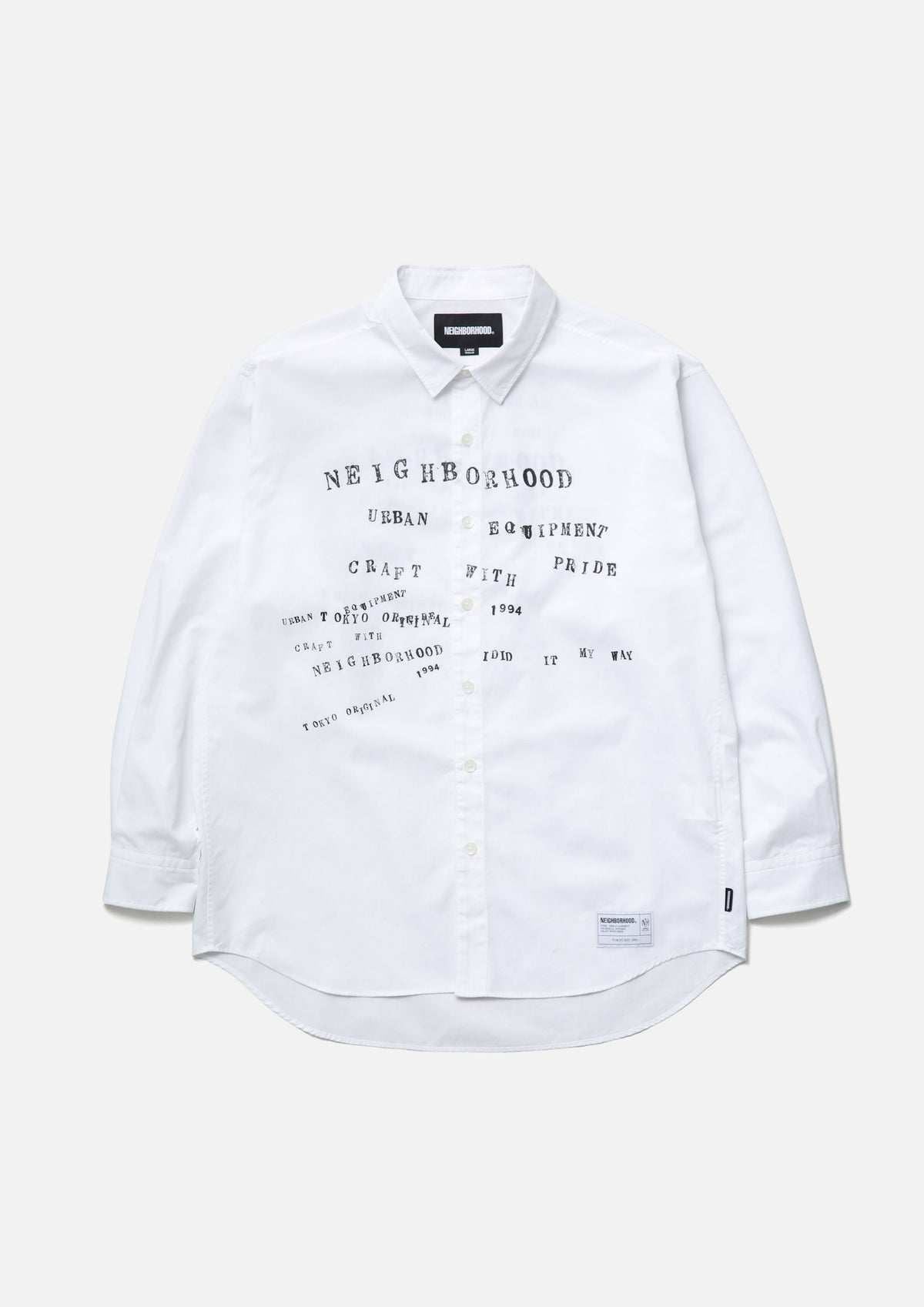 NEIGHBORHOOD NEIGHBORHOOD TYPOGRAPHIC SHIRT LS シャツ 商品画像 2