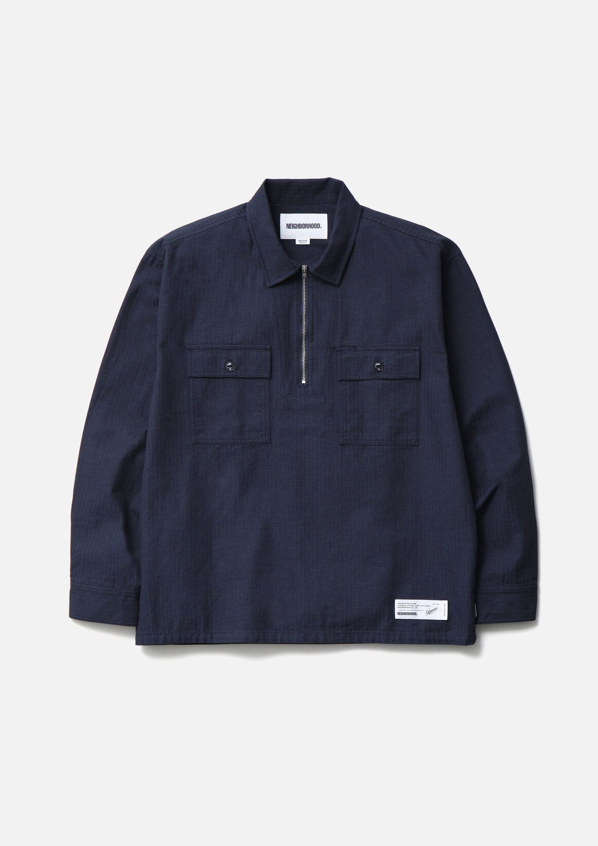 NEIGHBORHOOD NEIGHBORHOOD HALF ZIP WORK SHIRT LS シャツ 商品画像 1