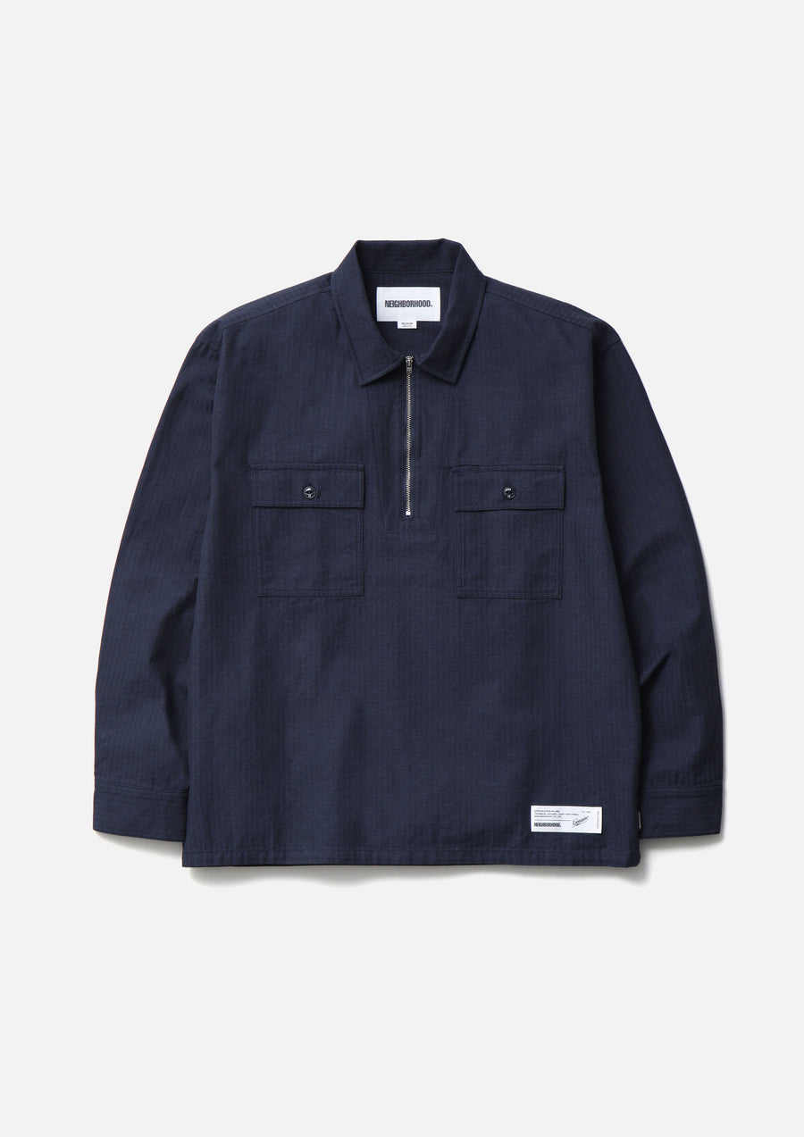NEIGHBORHOOD NEIGHBORHOOD HALF ZIP WORK SHIRT LS シャツ 商品画像 1