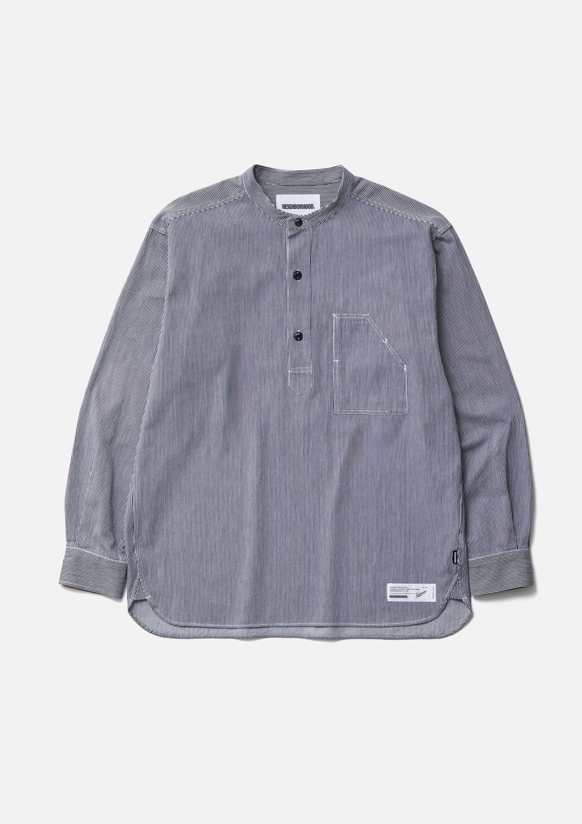 NEIGHBORHOOD NEIGHBORHOOD BAND COLLAR PO SHIRT LS シャツ 商品画像 2