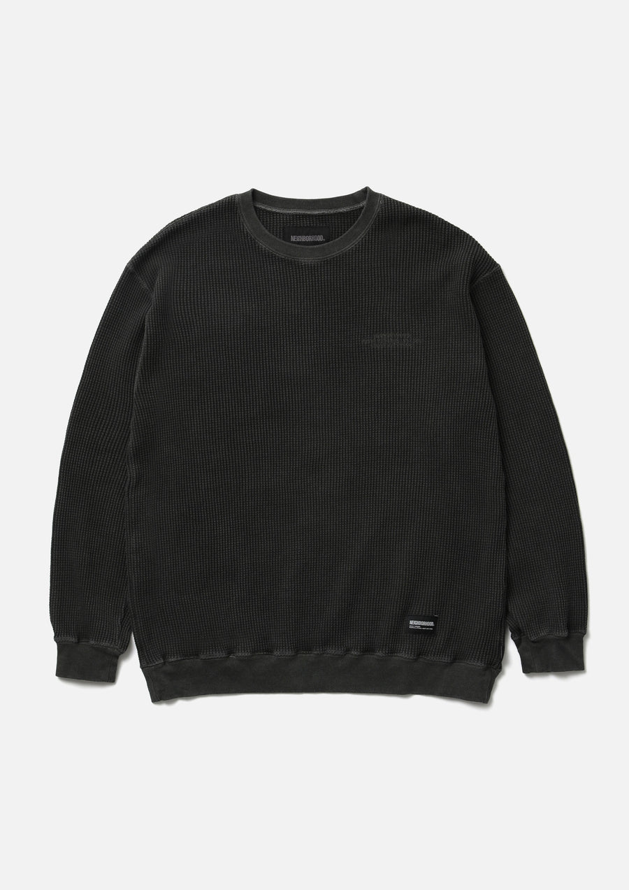 NEIGHBORHOOD NEIGHBORHOOD PIGMENT WAFFLE CREWNECK LS 長袖カットソー 商品画像 1