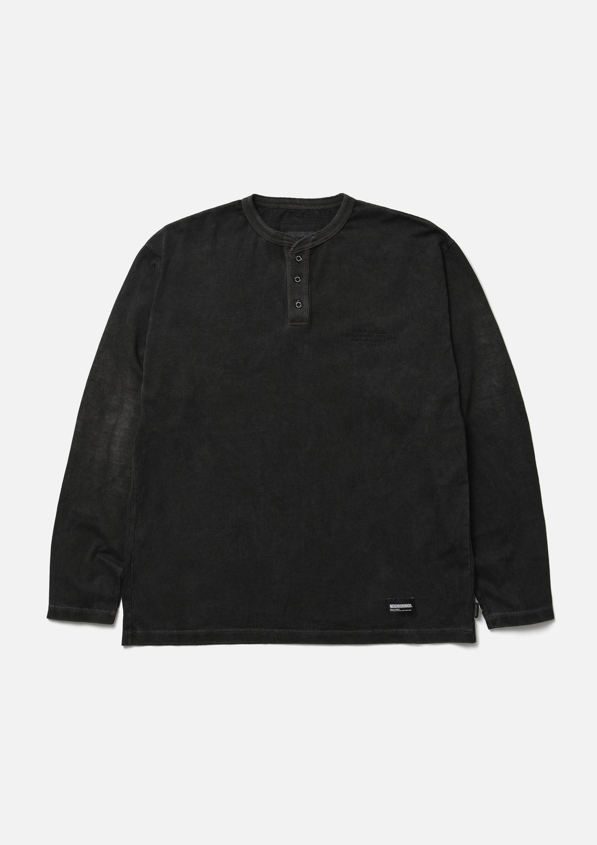 NEIGHBORHOOD NEIGHBORHOOD PIGMENT HENLEY NECK LS 長袖ヘンリーネックTシャツ 商品画像 2