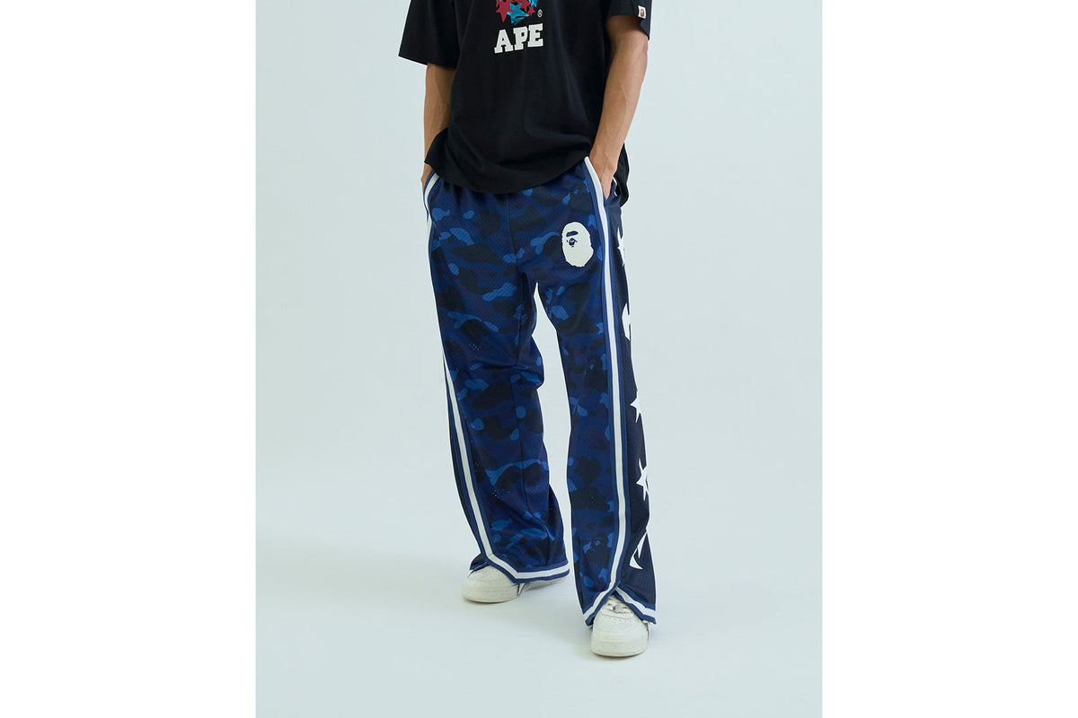 BAPE BAPE COLOR CAMO MESH HIGH SPLIT SNAP BUTTON RELAXED FIT PANTS パンツ 商品画像 2
