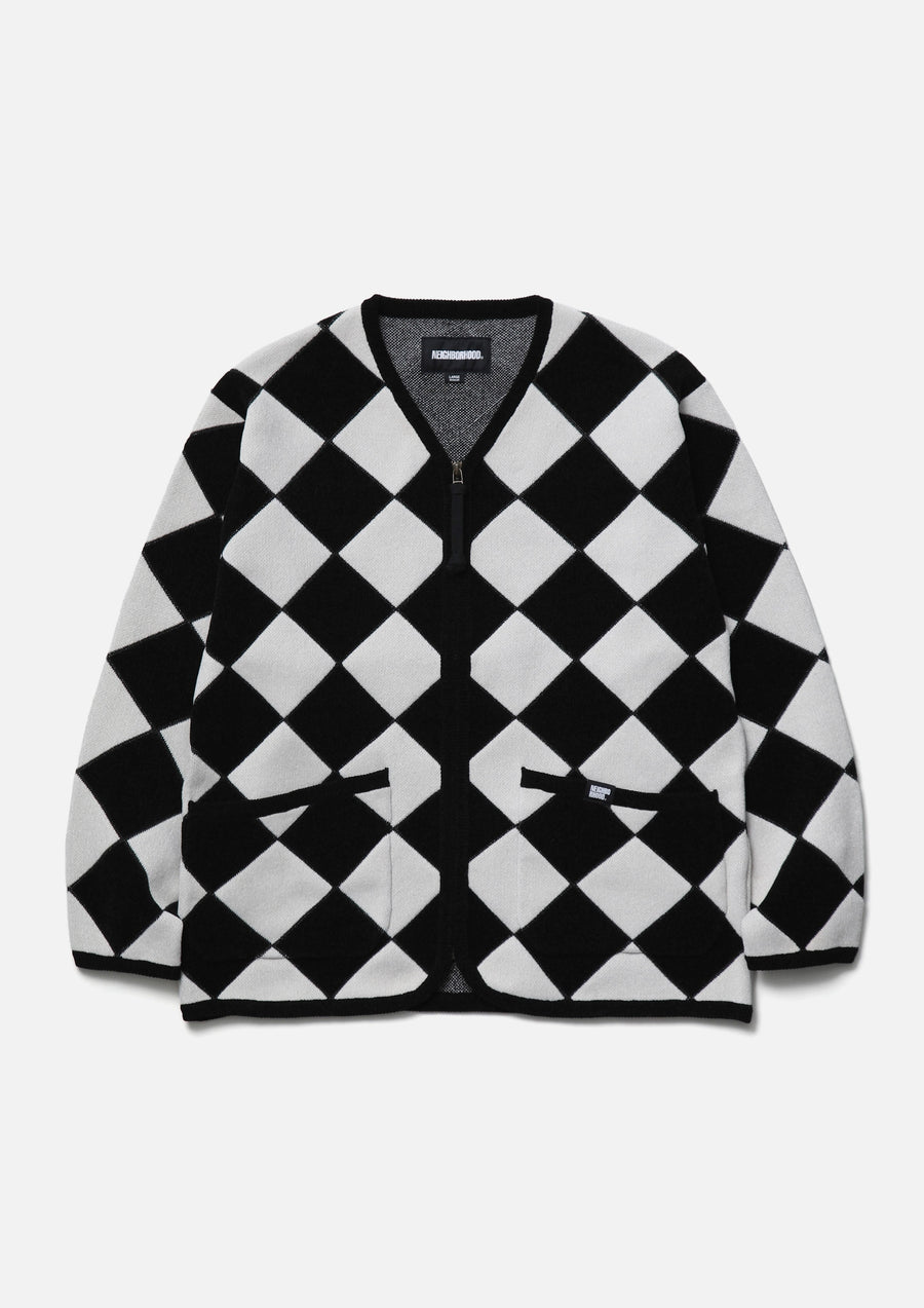 NEIGHBORHOOD NEIGHBORHOOD CHECKER ZIP CARDIGAN カーディガン 商品画像 1
