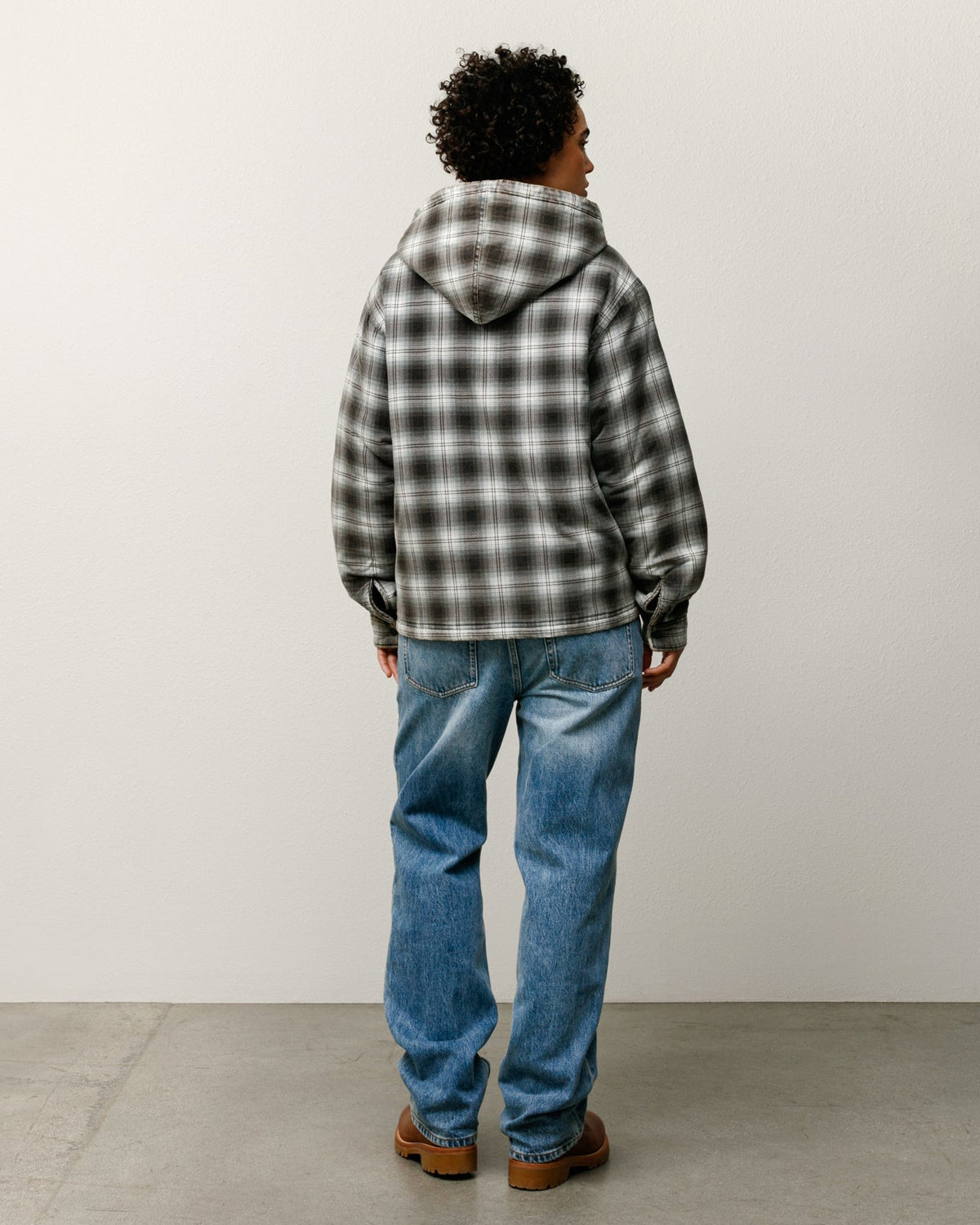 Stüssy Stüssy ZIP HOODED PLAID SHIRT シャツジャケット 商品画像 5