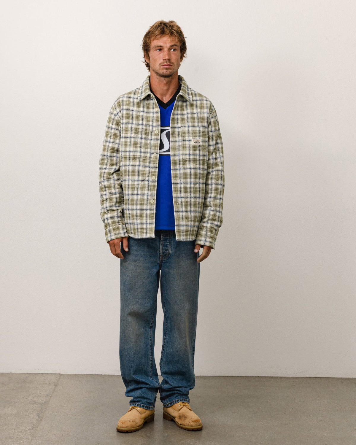 Stüssy Stüssy QUILTED PLAID SHIRT JACKET シャツジャケット 商品画像 1