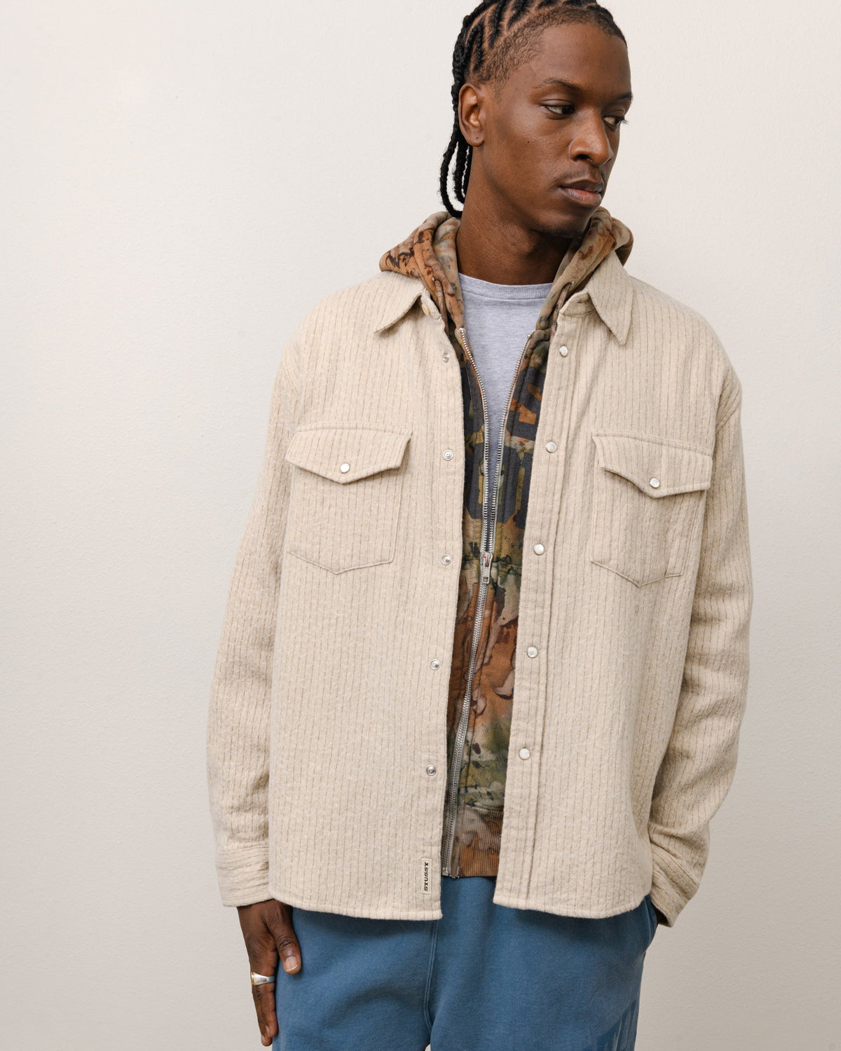Stüssy Stüssy BRUSHED WOOL WESTERN SHIRT シャツ 商品画像 2
