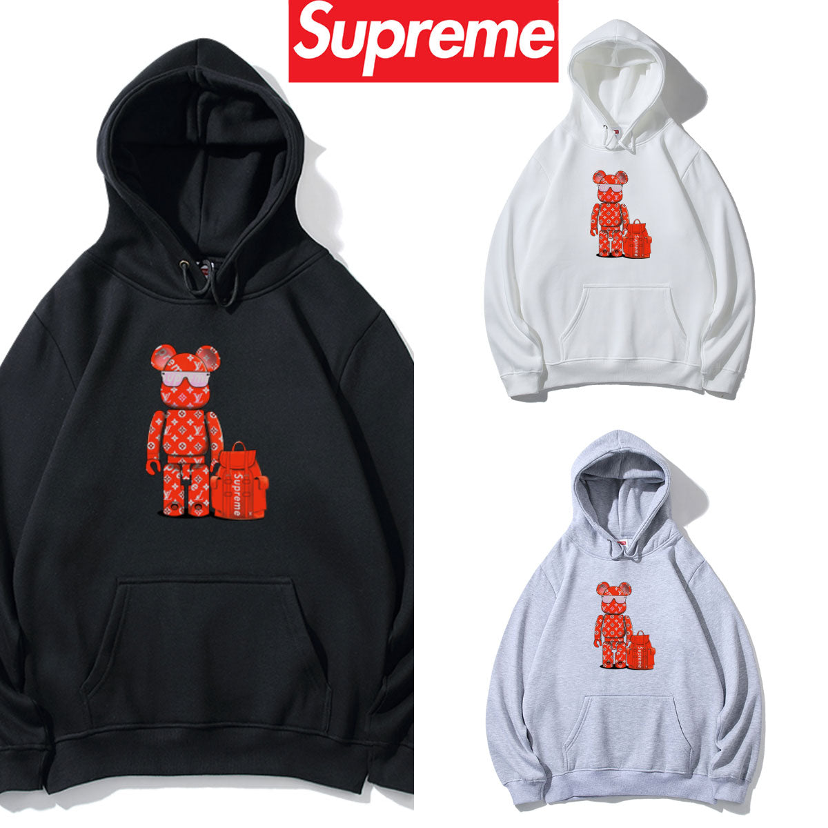 Supreme ベアグラフィック プルオーバーパーカー 商品画像 1