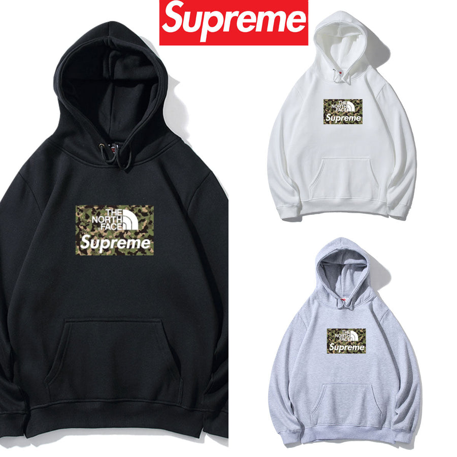 Supreme カモ柄ボックスロゴ プルオーバーパーカー 商品画像 1