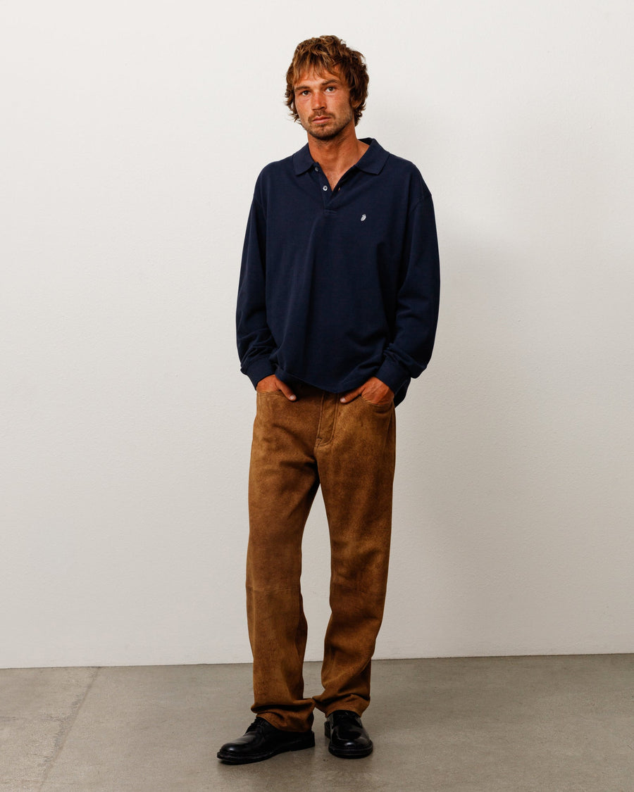 Stüssy Stüssy CLASSIC PIQUE LS POLO ポロシャツ 商品画像 1