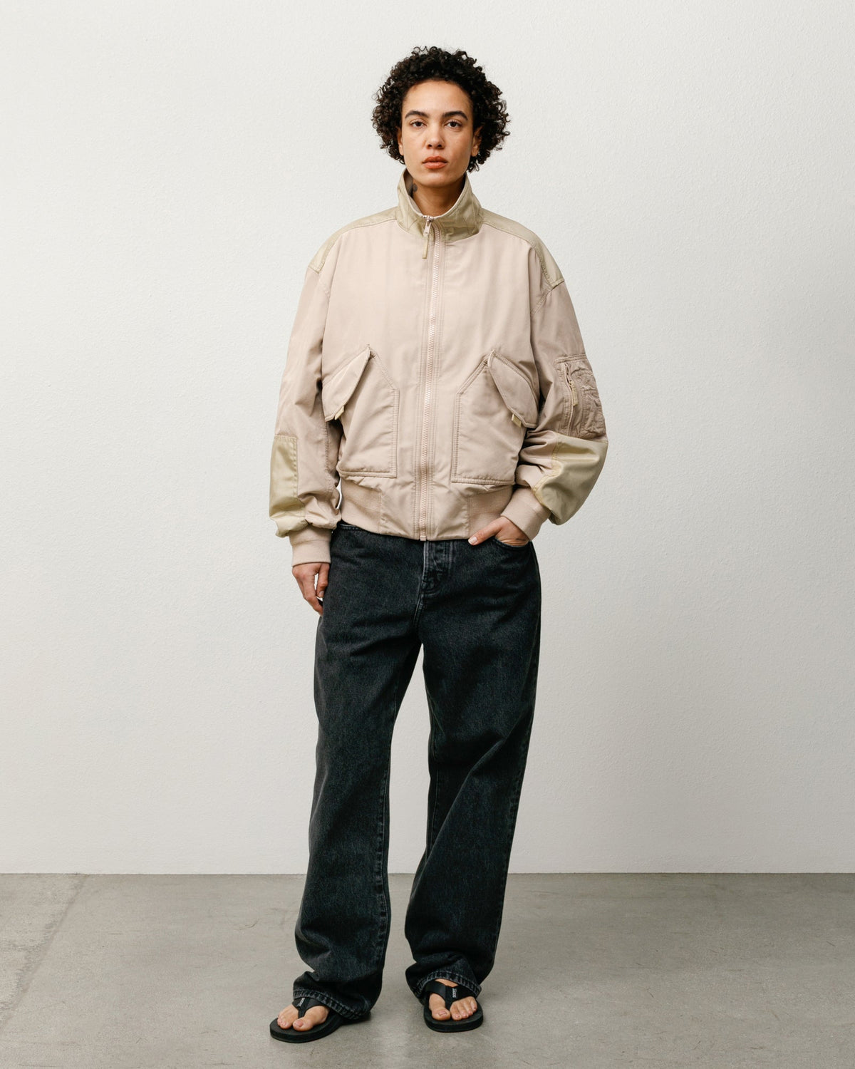 Stüssy Stüssy MOCK NECK FLIGHT BOMBER ジャケット 商品画像 3