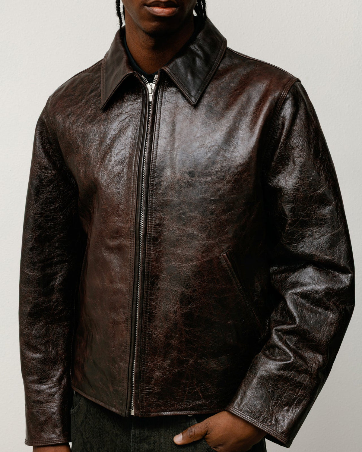 Stüssy Stüssy GARAGE JACKET LEATHER ジャケット 商品画像 2
