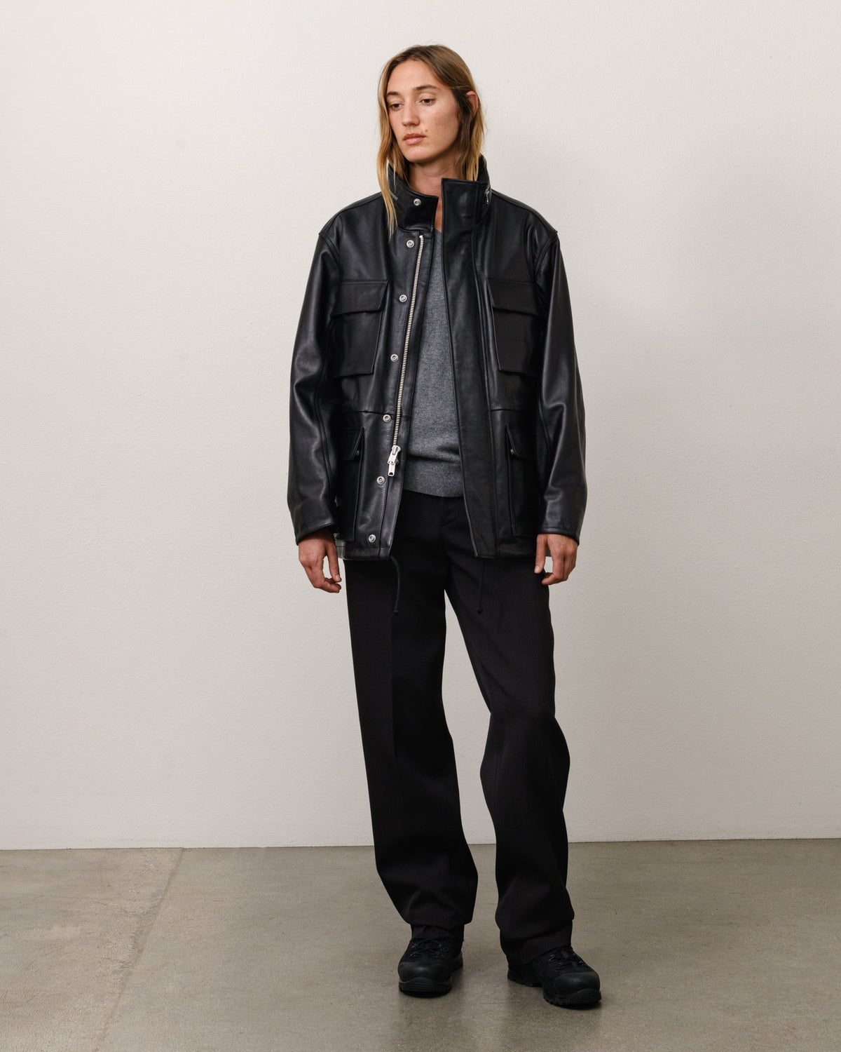 Stüssy Stüssy LEATHER M-65 JACKET ジャケット 商品画像 1