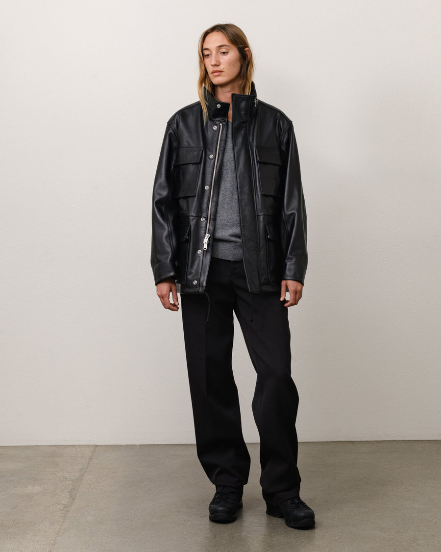 Stüssy Stüssy LEATHER M-65 JACKET ジャケット 商品画像 1