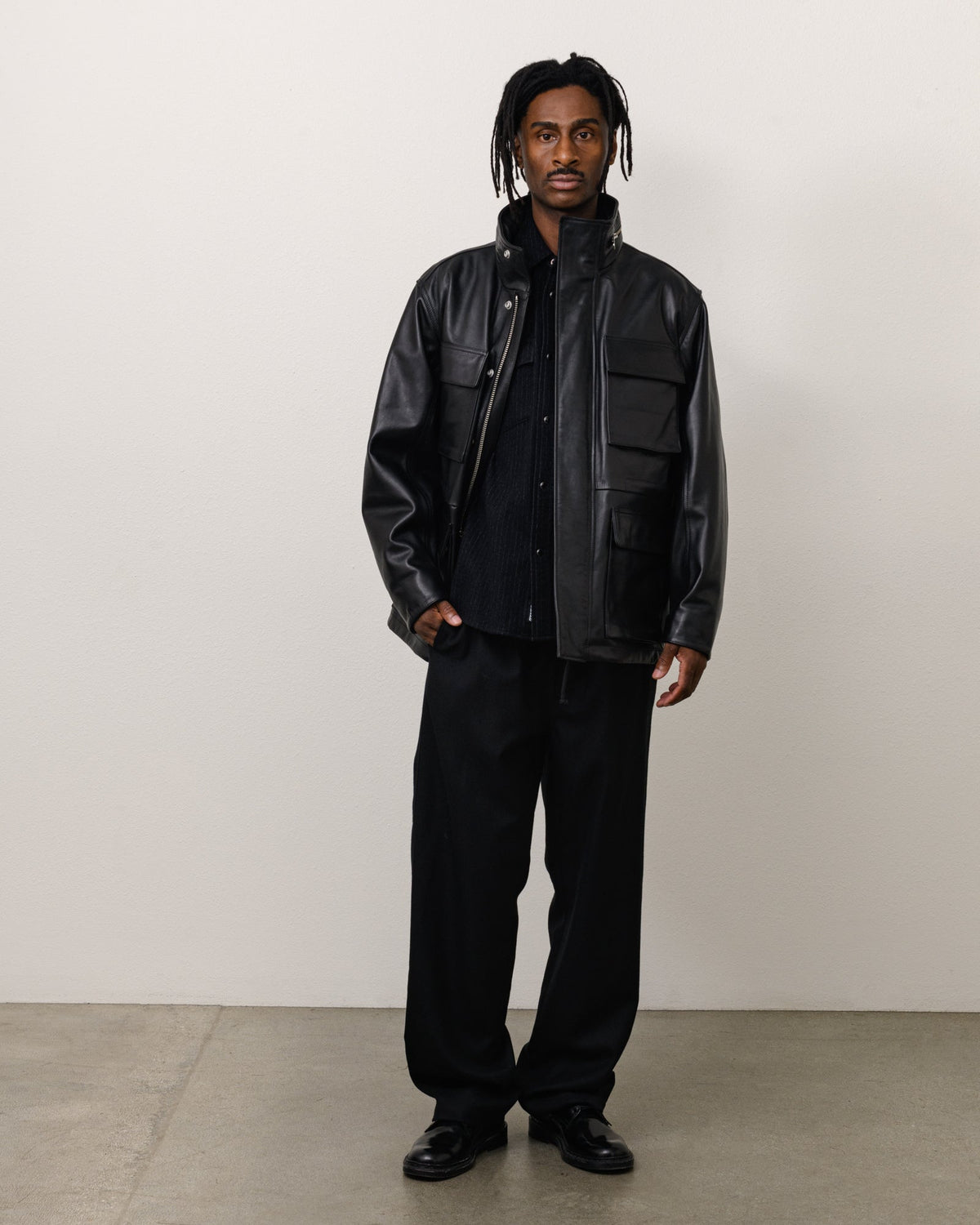 Stüssy Stüssy LEATHER M-65 JACKET ジャケット 商品画像 4