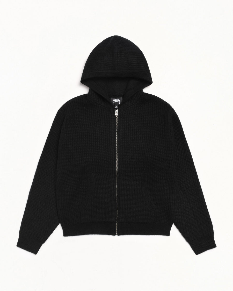 Stüssy Stüssy WAFFLE CASHMERE ZIP HOOD SWEATER ニットパーカー 商品画像 1
