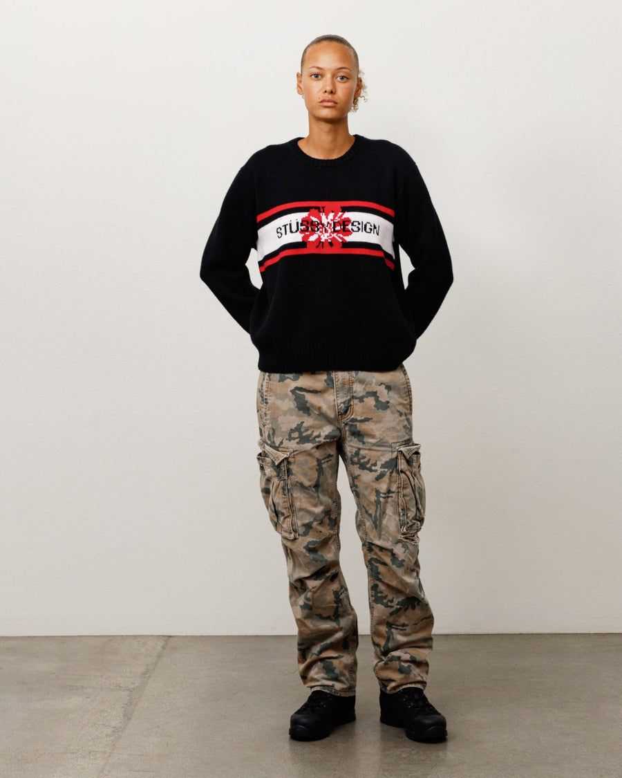 Stüssy Stüssy STRIPED HIBISCUS SWEATER ニット 商品画像 1