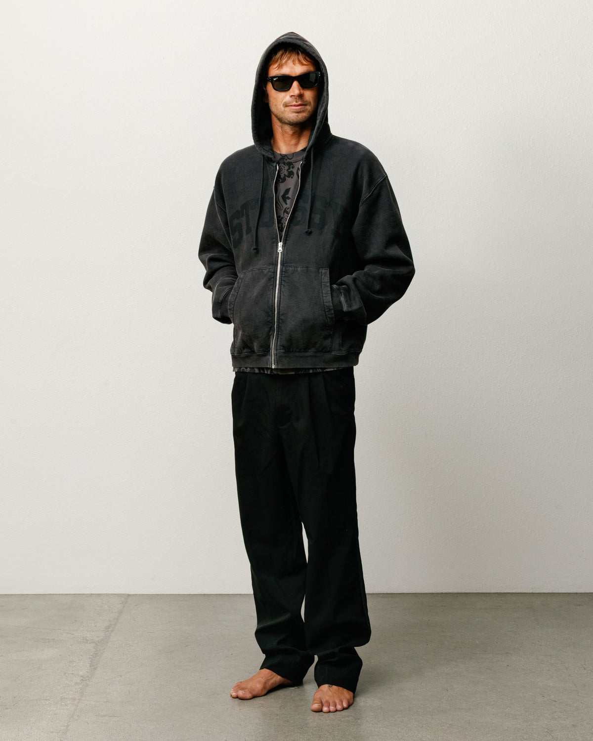 Stüssy Stüssy FADED GRAPHIC ZIP HOODIE パーカー 商品画像 3