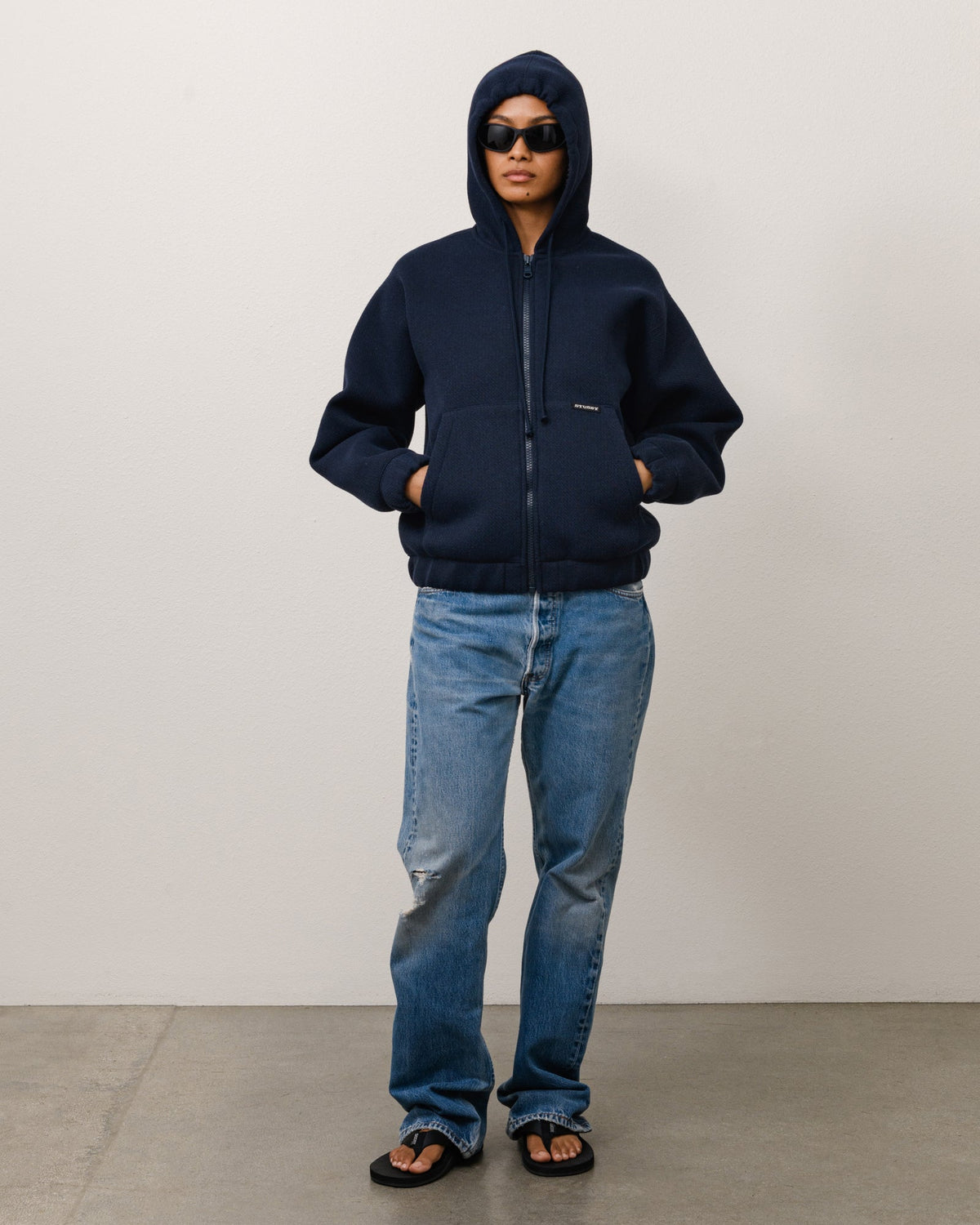Stüssy Stüssy BONDED JERSEY ZIP HOODIE パーカー 商品画像 1
