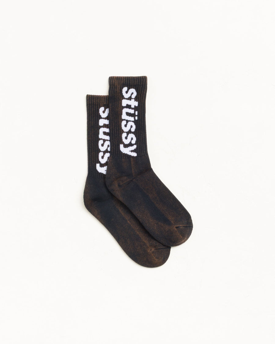 Stüssy Stüssy WASHED HELVETICA CREW SOCK 靴下 商品画像 1
