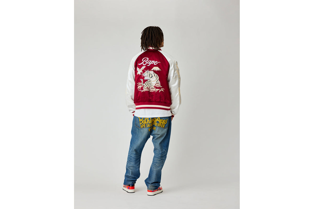 BAPE BAPE 1ST CAMO REVERSIBLE STA QUILTED SOUVENIR JACKET ジャケット 商品画像 5