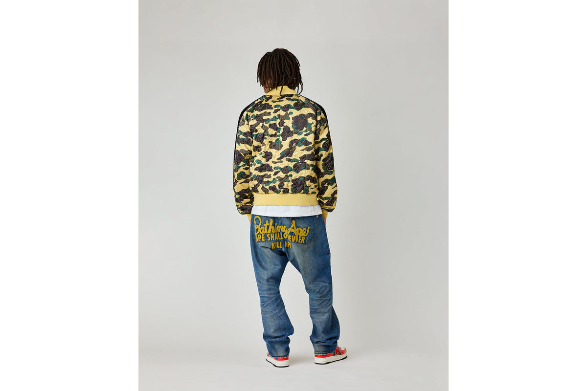 BAPE BAPE 1ST CAMO REVERSIBLE STA QUILTED SOUVENIR JACKET ジャケット 商品画像 9