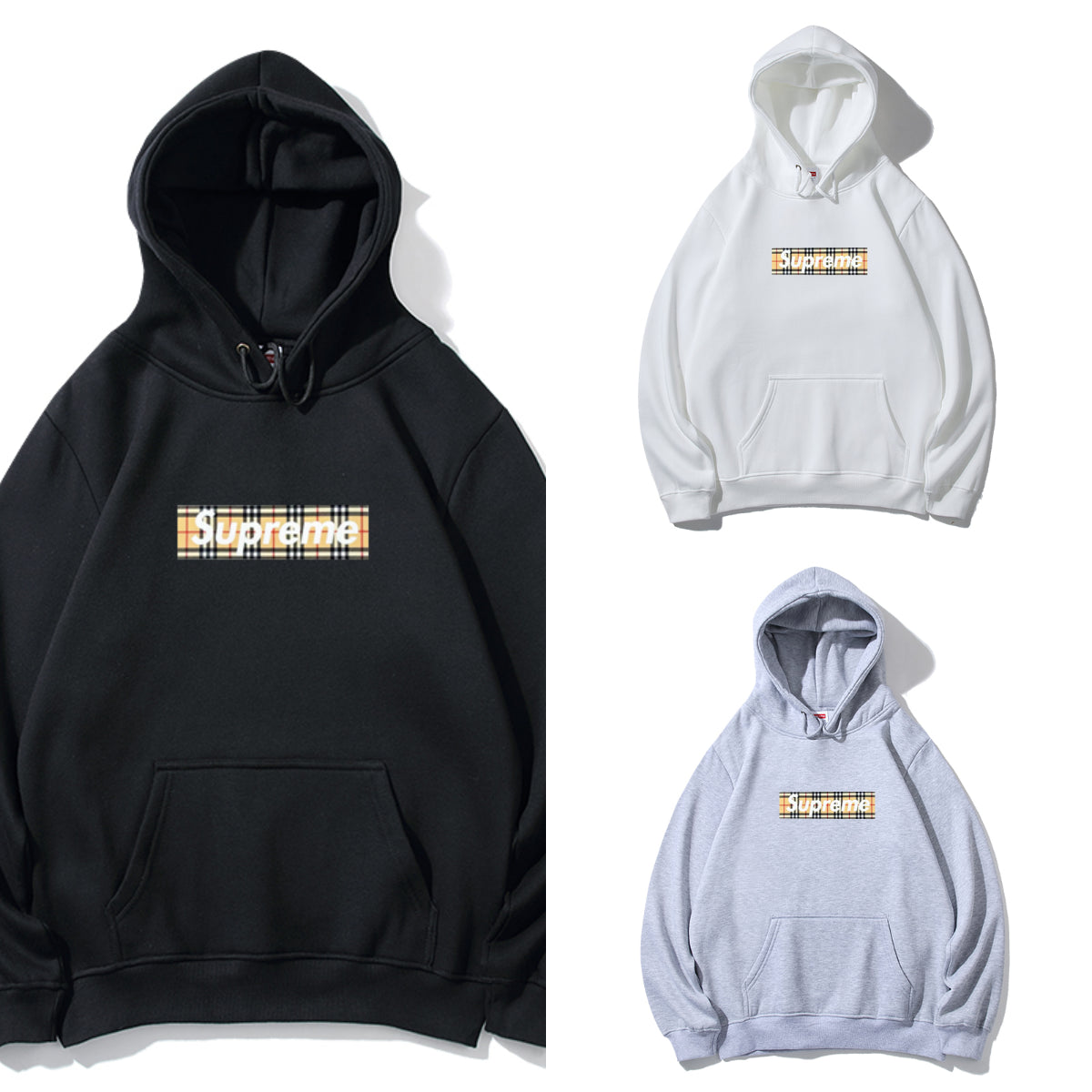 Supreme チェックボックスロゴ プルオーバーパーカー 商品画像 8