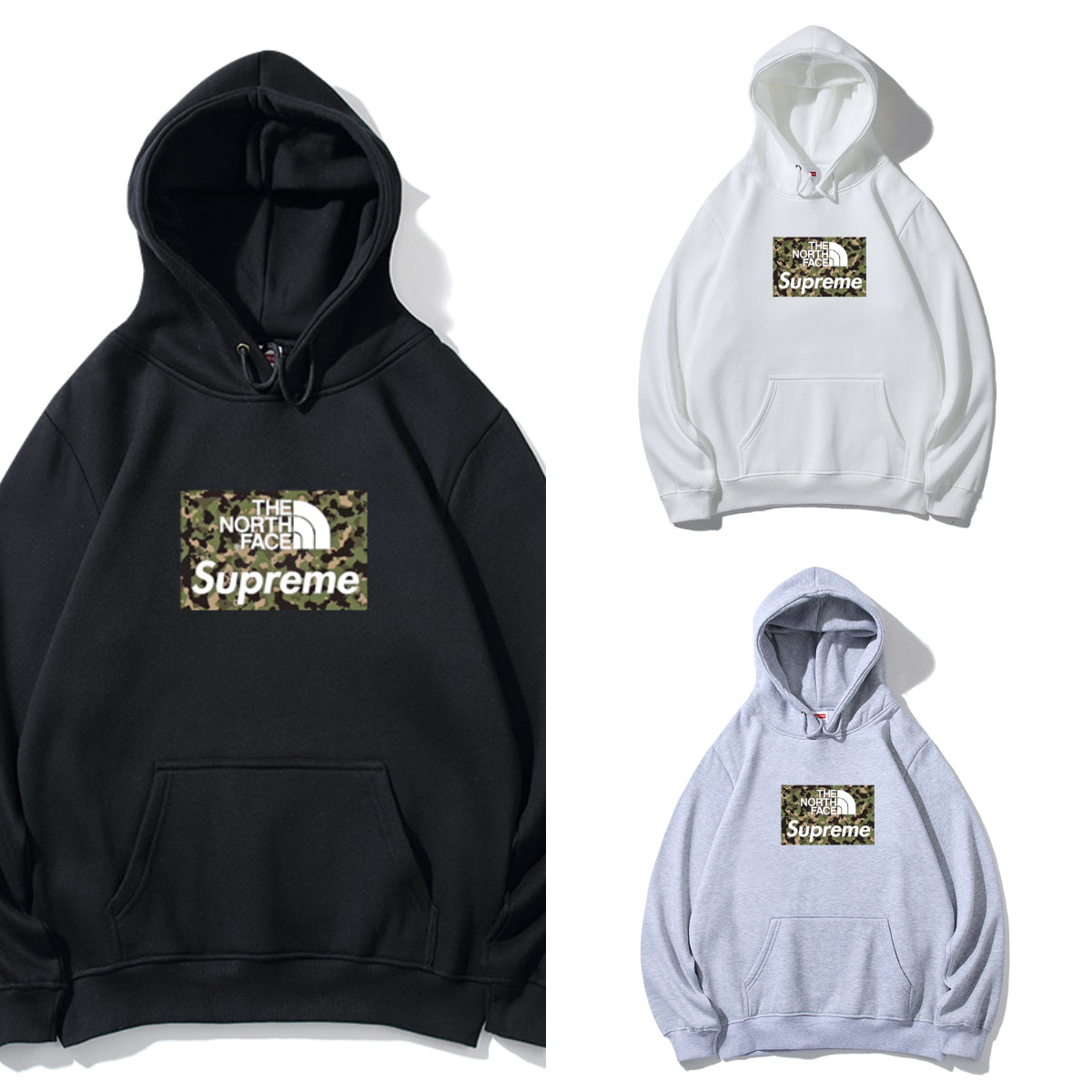 Supreme カモ柄ボックスロゴ プルオーバーパーカー 商品画像 8