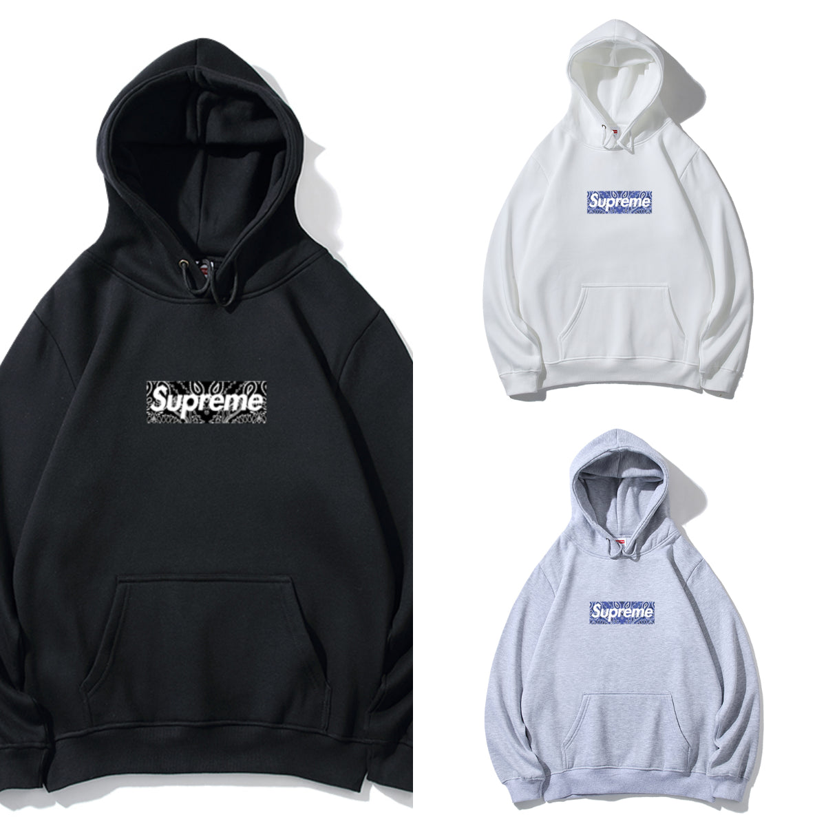 Supreme パターンボックスロゴ プルオーバーパーカー 商品画像 8