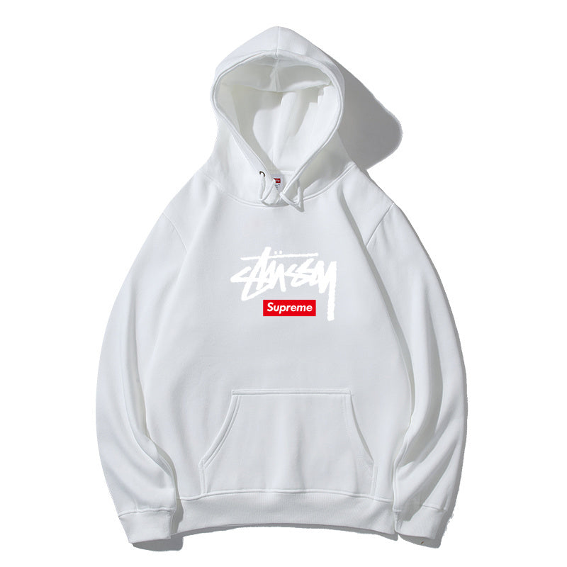 Supreme ホワイトスクリプトロゴ プルオーバーパーカー 商品画像 4