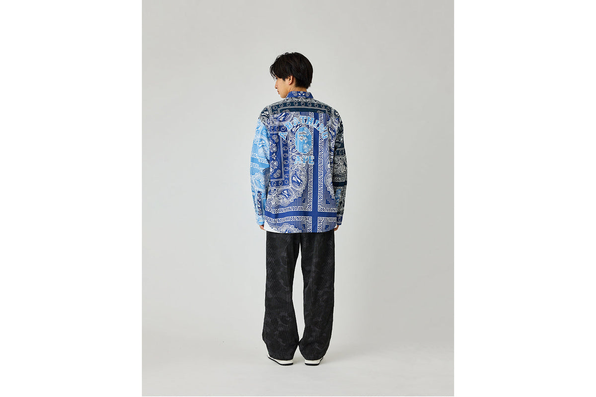 BAPE BAPE PAISLEY PATTERN LS SHIRT シャツ 商品画像 5