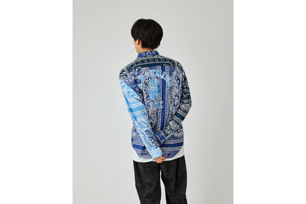 BAPE BAPE PAISLEY PATTERN LS SHIRT シャツ 商品画像 3