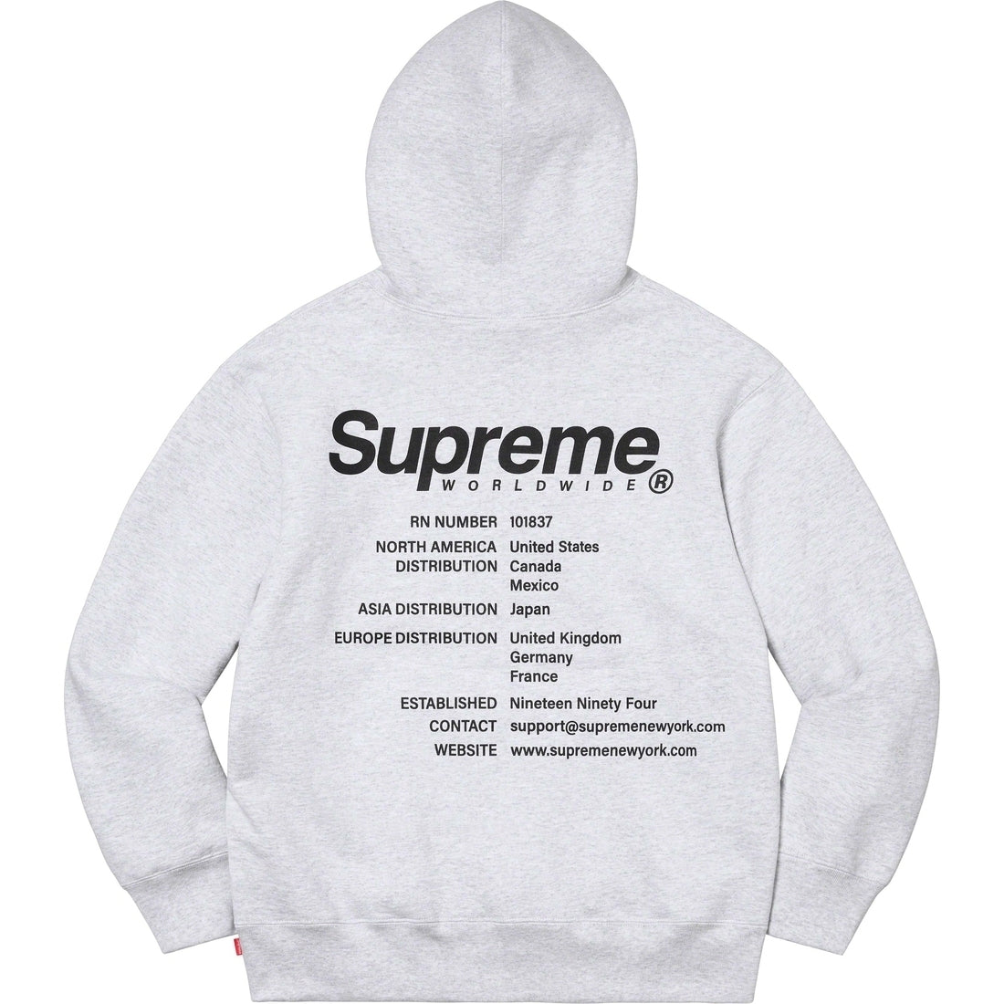 Supreme バックテキスト プルオーバーパーカー 商品画像 17